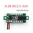 VOLTMETER - MODULE 0.28" LED green, DC 2.5-30V, Refresh ~0.2s,  ±1% ATMV21X.jpg