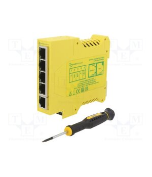 SW-525 Switch Ethernet; unmanaged; Number of ports: 5; 44÷57VDC; RJ45; SW 5hWvjaNaAzqtQl3ugB3MA7y-_NfTQR8K3ksS9pUC_F0