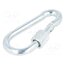 KSZ.4.40 Carabiner; steel; for rope; L: 40mm; zinc; 4mm; with protection 9od_VXFPS8v45zFEx49ybO765Hq0DdGZX022O4sYkKM
