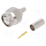 J01010A2256 Connector: TNC; plug; male; straight; 50Ω; crimped; for cable; PTFE 1ySBWiN96SmKYZbjU7gkgQsYeftWEOqqP6HhzNgHskQ