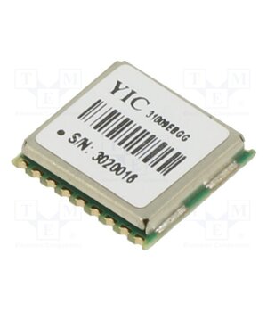YIC31009EBGG Module: GPS/BEIDOU/GALILEO/QZSS; ±2.5m; GPS; -165dBm; 2.8÷4.3VDC WEsf8qkS9twL4QoEHLpqQUL4FFqFcS6Ns9iX4aHUw34