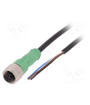 SAC-4P-5,0-PVC/M12FS Cable: for sensors/automation; M12; PIN: 4; straight; 5m; plug; 4A JWwolwgqAhCiBkxoSm13rBQtSW9xJOPIVdHSYA98l9U