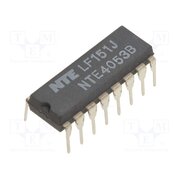 NTE4053B IC: analog switch; multiplexer; DIP16; 3÷18VDC; 600uA; CMOS 1RFohCYU2TsMXwRyUI51kftGTeHqE26Ur5NxZjzv0iE