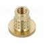 003M3 Threaded insert; brass; M3; BN 37896; L: 5.2mm; for plastic QfX_iqjmQLea68zJrJNuptnjP0JTa29tM9cRDHFSuBQ