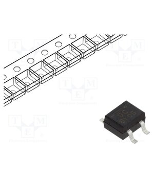 B10S Bridge rectifier: single-phase; 1kV; If: 0.5A; Ifsm: 30A; DB-1MS TyFeMXqpJa70TIUJmZ8v38qembvZON58nbxb7UNtJqc