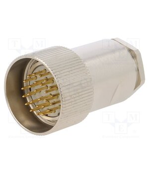 00008899 Connector: M27; plug; PIN: 26; male; IP67; ZYLIN; soldering; 6.5÷16mm 613L53gOLphXJ5bJ5ePsV3hGQoHq0VMfL5b6yuwjMvU