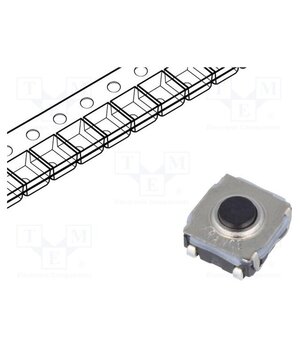 KSC341J LFS Microswitch TACT; SPST-NO; Pos: 2; 0.05A/32VDC; SMT; none; 3N; 3.5mm Xzjfo5kLOvUBkcnOom36FDB9csZcrXLJNJEsmNTZbyA