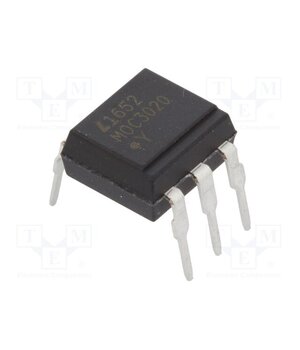 MOC3020 Optotriac; 5kV; Uout: 400V; without zero voltage crossing driver SFs1gOzb2jKuKIL2ND8tAH5bmQCyoK4FROqBZQmz604