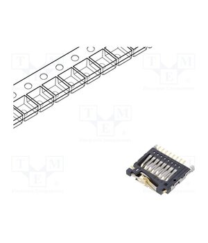DM3D-SF Connector: for cards; microSD; push-pull,top board mount; SMT fOh0KD1Pv6VfIkX8ClYjBueWlngX2mzl_KO3vP4k-l0