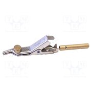 JP-8783-J Crocodile clip; Grip capac: max.25mm; Socket size: 4mm 1IpOQnqKOlwUVhE1mX1cMNgvLs4IqBCcQD1fcQAmDz0