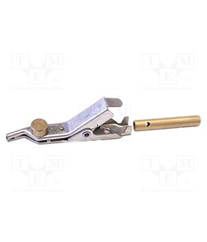 JP-8783-J Crocodile clip; Grip capac: max.25mm; Socket size: 4mm 1IpOQnqKOlwUVhE1mX1cMNgvLs4IqBCcQD1fcQAmDz0