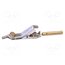 JP-8783-J Crocodile clip; Grip capac: max.25mm; Socket size: 4mm 1IpOQnqKOlwUVhE1mX1cMNgvLs4IqBCcQD1fcQAmDz0