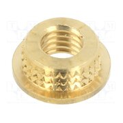 0006M5 Threaded insert; brass; M5; BN 37905; L: 3mm; for plastic MNFcKtya99ETr85Dya2EDYU66yGn8a5qVRpjFXc2f8w