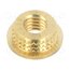 0006M5 Threaded insert; brass; M5; BN 37905; L: 3mm; for plastic MNFcKtya99ETr85Dya2EDYU66yGn8a5qVRpjFXc2f8w