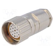 2135 RKC 190/13,5 Connector: M23; plug; PIN: 19(3+16); female; soldering; for cable lRa1RYqPbn-TAcNc4Zip3FSMZZFxIT6vMJtDoNIVkGE