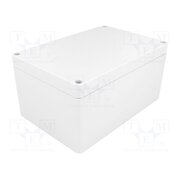 1554TGY Enclosure: multipurpose; X: 120mm; Y: 180mm; Z: 90mm; 1554; ABS; grey 8o2J9RxzWxZyUTOXv3K4hBSO43gfdKoJDE2xr36U6Xw