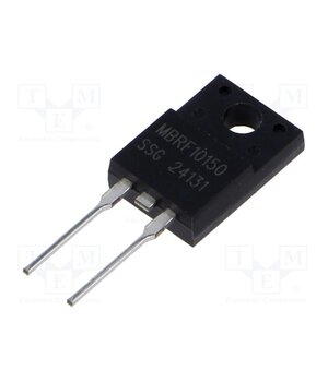 MBRF10150 Diode: Schottky rectifying; THT; 150V; 10A; ITO220AC; Ufmax: 1.1V LpiF2rqnZWrSq0Xs6fHT43jOor63GwGId5xqe-_uCqA