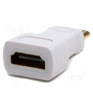 MINI HDMI TO HDMI ADAPTER 789-18091104 Accessories: adapter; HDMI socket,mini HDMI plug HB6sxretmPtOZ3h5n90lEL6qlu4pqCDTG2OvRVUbvCc