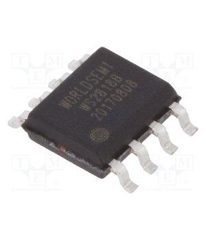 WS2818B SOP8 IC: driver; LED driver; SOP8; 16.5mA; 12V; Ch: 3; 3.5÷5.5VDC; PWM clOnEK-DWGtN_kYYsbRDE8ymRSKMY2B2wi-WYLhB1oU