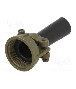 97-3057-1010-1 Cable hood and fastener; olive; size 18; zinc alloy; 97 22IBcNkf5lh-u-4TAf9aZfEF3Mgy9LlOZHNFH4t_tE8