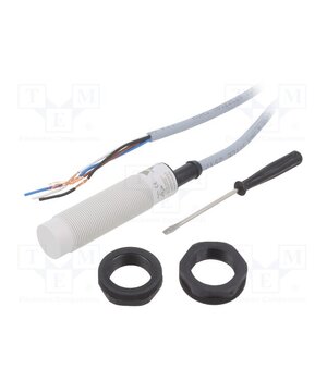 CA18CAN12NA Sensor: capacitive; Range: 0÷12mm; OUT: NPN / NO + NC; 2m; PBT Tbn8ayFsBhI_1FxtNXABqPp4R6J_n0MD02Kez3zbg9E