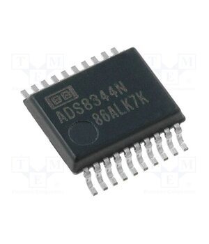 ADS8344N IC: A/D converter; Ch: 8; 16bit; 100ksps; SSOP20; 2.7÷5.25VDC pqotme7fnWTxipQahqArLJtGnOArr3NAxIWJfc8AEjg