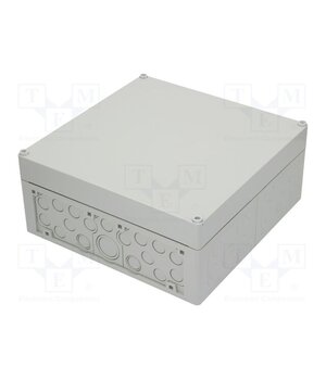 74040201 Enclosure: junction box; X: 300mm; Y: 300mm; Z: 132mm; polystyrene 4gHLUwsjS5MzOShSBXxUA-uH5iK_55SamqsRf73nMGY