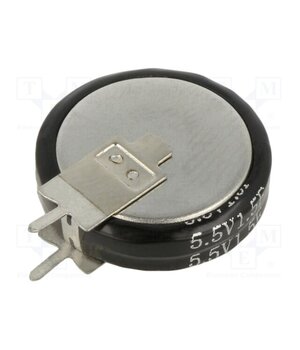 SC5V5V155Z Supercapacitor; THT; 1.5F; 5.5VDC; Ø19.2x4.8mm; Leads: V type ngzpp1hfidYQ862B8MTzP11eBPg-su4KXA-sscYWwSE