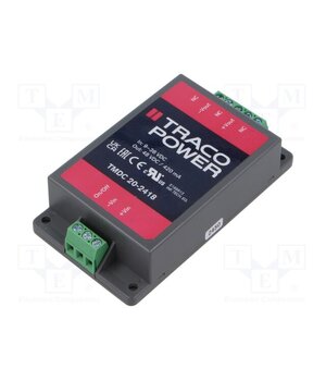 TMDC 20-2418 Converter: DC/DC; 20W; Uin: 9÷36VDC; Uout: 48VDC; Iout: 420mA; TMDC20 4JOOwSGOB0aRKdpjvas8wN9KSPTpOAyNXjOyzrmbtyQ