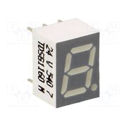 TDSG1160 Display: LED; 7-segment; 7mm; 0.28"; No.char: 1; green; 0.45÷6mcd VbiblgJaHrwHMaqZv3T_YrqcbJpfWSTi54yB8VEmuyw
