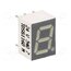 TDSG1160 Display: LED; 7-segment; 7mm; 0.28"; No.char: 1; green; 0.45÷6mcd VbiblgJaHrwHMaqZv3T_YrqcbJpfWSTi54yB8VEmuyw