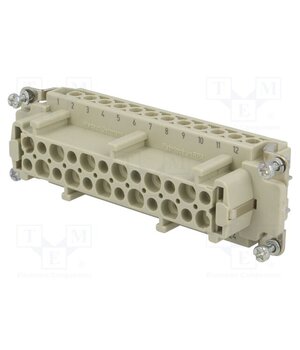 09360242701 Connector: HDC; contact insert; female; 16A; 90V; Han® Ex; PIN: 24 QAs0KO3hWKKN5ssUexO_Q_Jr6bYNVQhQ8kML4Mx1QKE