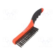 YT-6332 Brush; wire; steel; plastic; 260mm; Number of rows: 4 UZbkvoWbvHmUBxOEPft5xZfsx8HhO2jqK-kPNdBFqdE
