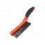 YT-6332 Brush; wire; steel; plastic; 260mm; Number of rows: 4 UZbkvoWbvHmUBxOEPft5xZfsx8HhO2jqK-kPNdBFqdE