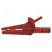 SAK 6716 NI / 4 / RT Crocodile clip; 10A; 600V; red; max.8mm; Plating: nickel plated tvUFgkQxNLowS0aXdKHfKhqnABFolRvdPrI8QTwVJX0