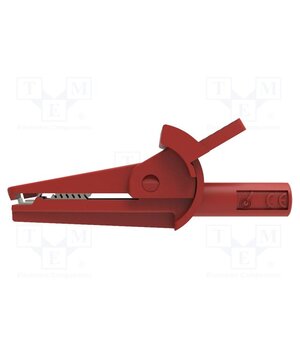 SAK 6716 NI / 4 / RT Crocodile clip; 10A; 600V; red; max.8mm; Plating: nickel plated tvUFgkQxNLowS0aXdKHfKhqnABFolRvdPrI8QTwVJX0