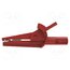 SAK 6716 NI / 4 / RT Crocodile clip; 10A; 600V; red; max.8mm; Plating: nickel plated tvUFgkQxNLowS0aXdKHfKhqnABFolRvdPrI8QTwVJX0