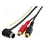 MFD-2XRCA/GN Aux adapter; RCA; Audi,Seat,VW,Škoda; 1m MsTW9Of0AtdhiRig21U8EBvweXfFtfdFDj3BQ3PiUac