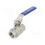 FMZK2 12 Ball valve; acid resistant steel AISI 316; PTFE; max.63bar RNvi2AHuPK7YywWT6DfyVtsrtwXt2w2sehfbb8thCqg