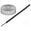 TEL-0030-100/BK Wire: telecommunication cable; 2x28AWG; stranded; black; 100m uiZaaBSrcpr9LQYC8s0gNumBmV9kdDWuTxfJkn8BHcI