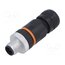 381166323 Connector: M12; plug; PIN: 5; male; 60V; straight; IP67; for cable Y0pSwXJLKkTRJXnq6x5GRlgvVR5ngnooQ5RGC3B22ww