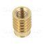 001M6 Threaded insert; brass; M6; BN 37885; L: 12.3mm; for plastic l0nFhpvAHdw-BHLLAHuhtsyGwuZ9s5deueyMwQShSfE