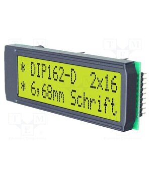 EA DIP162-DNLED Display: LCD; alphanumeric; STN Positive; 16x2; 68x26.8mm; LED 88eUPuMfvXWfaNnZdOoLJA6IB1GnFi7S-hFcZ0YFxYk