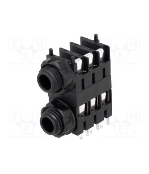 FCR1124 Connector: Jack 6,3mm; socket; female; ways: 3; screw; THT; tinned AUBZAWHqQ5ArAK1Q1MR_OnW71w3a-ovJuNWNzInrGrk