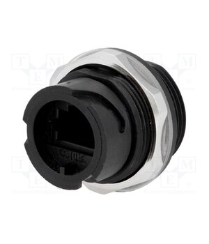 17-10019 Coupler; socket; PIN: 8; Cat: 5e; 8p8c; RJ45 socket,both sides; IP67 l9DW7AsgU8MmXVgJf5OoVI-Fs0OAblF3rOHacvvkNjA