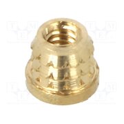 073M1.6 Threaded insert; brass; M1,6; BN 37901; L: 2mm; for plastic k6bUt6aXwd7sCYcv9DyazHk1JVS0CMvK7QR4v-dGc6c