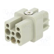 T2020082201-000 Connector: HDC; female; HD; PIN: 8; 10A; 50V; size 1; crimped 0Ll33EaUQKKIlRjFxn_E1CU5irwxdukRmyOHwV6xf_k