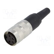 T3301001U Connector: M16; plug; female; PIN: 4; 5A; 300V; C091A; soldering; IP40 iI8fK1z2qaSAgM1NBTq2VGKa4DulrZF7YmTGZ8NtCW4