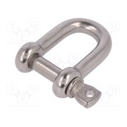 SZE-D7-A4 Dee shackle; acid resistant steel A4; for rope; 7mm G99OldIZiXDRXpIjEcfp4uZxzR310-xF_bOWzQAS0KU