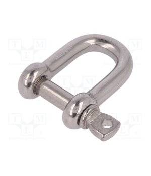 SZE-D7-A4 Dee shackle; acid resistant steel A4; for rope; 7mm G99OldIZiXDRXpIjEcfp4uZxzR310-xF_bOWzQAS0KU